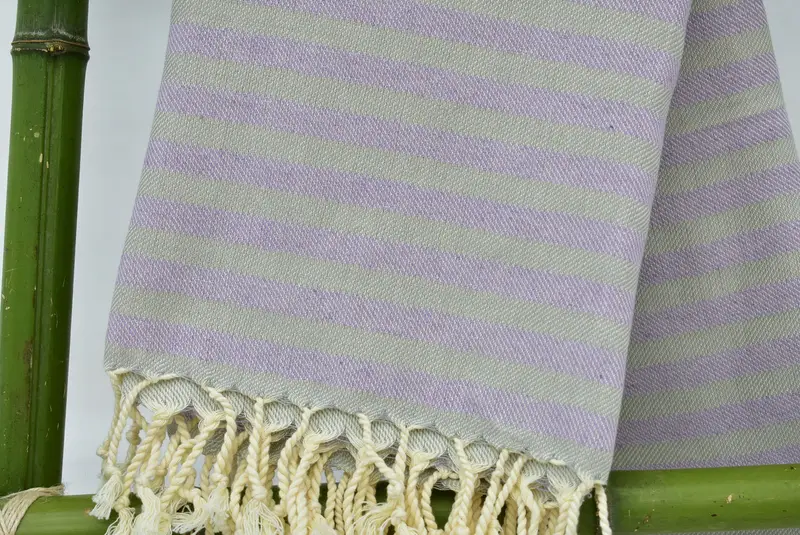 Custom Gifts, Large Turkish Towel, Holiday Towel, Gift For Him, Home Decor Gifts, Luxury Turkish peshtemal beach towel, 70x36 Cotton Striped Towel - 8