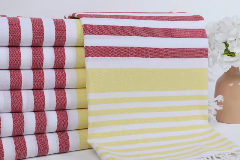 Large Turkish Towel, 68x36 Cotton Striped Towel, Gift For Bride, Bridesmaid Gift, Fouta towel, Vegas Bachelorette Party Favors, Hammam Towel USA - 2