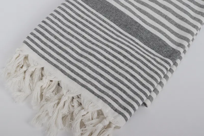 Gym Towel, Gift For Him, Absorbent Turkish towel, 68x40 Cotton Striped Terry Towel, Valentines Gift, Personalized Beach Towel, Guest Towel - 7