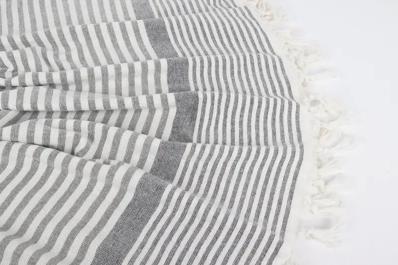 Gym Towel, Gift For Him, Absorbent Turkish towel, 68x40 Cotton Striped Terry Towel, Valentines Gift, Personalized Beach Towel, Guest Towel - 8