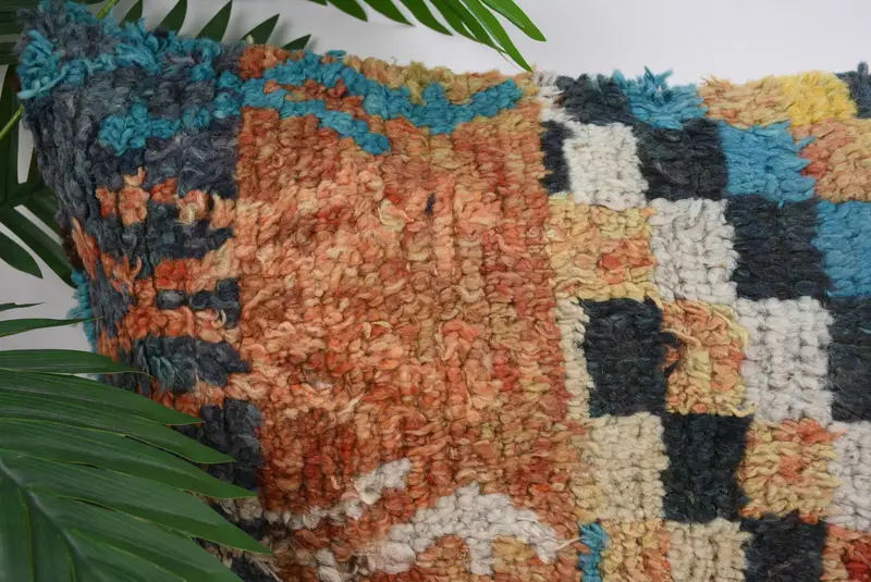 Cozy Throw Pillow Sham, Ethnical Kilim Rug Pillow, Pillow for Sofa, Indoor Pillow Case, Pillow for Couch, 16x48 Orange Cushion Cover, Pillow Cover - 2