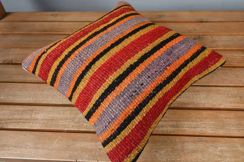 Aesthetic Cushion Cover, Pillow for Couch, 12x12 Red Pillow, Interior Designer Pillow, Boho Pillow Sham Cover, Cushion Cover, Outdoor Pillow - 2