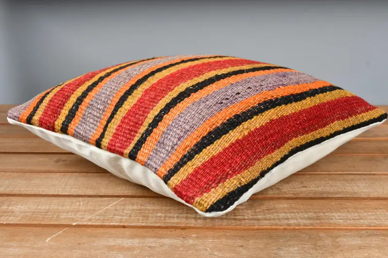 Aesthetic Cushion Cover, Pillow for Couch, 12x12 Red Pillow, Interior Designer Pillow, Boho Pillow Sham Cover, Cushion Cover, Outdoor Pillow - 4