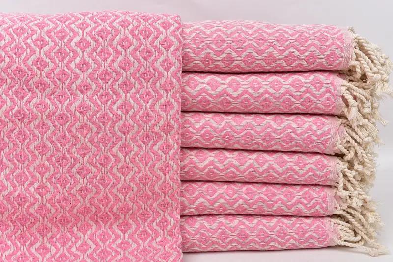 70x40 Cotton Diamond Towel, Bride Gift, Large Beach Towel Personalized, Organic towel, Beach Size Towel, Wedding Gifts Towel, Best Beach Towel - 1