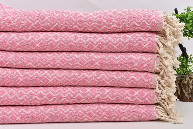 70x40 Cotton Diamond Towel, Bride Gift, Large Beach Towel Personalized, Organic towel, Beach Size Towel, Wedding Gifts Towel, Best Beach Towel - 3