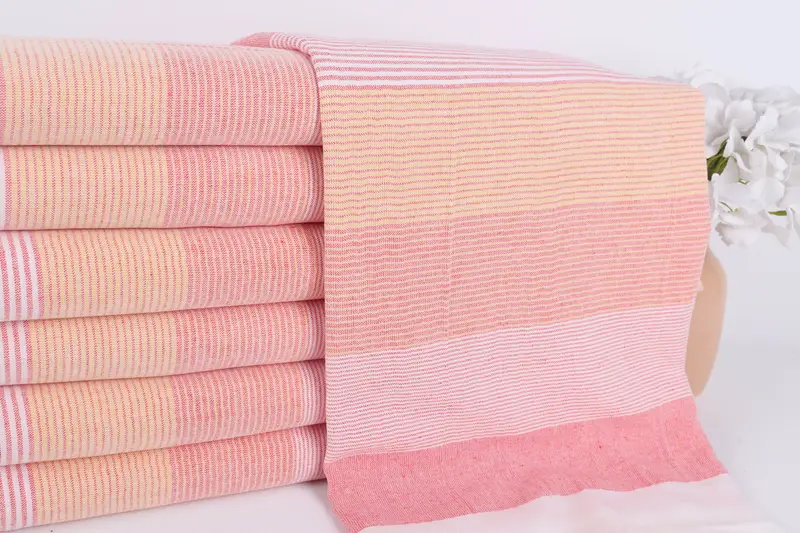 Beach Towel Bulk, Turkish Towel Personalized, 68x40 Cotton Striped Towel, Absorbent Turkish towel, Gym Towel, Bachelor Party Gifts, Soft towel - 2