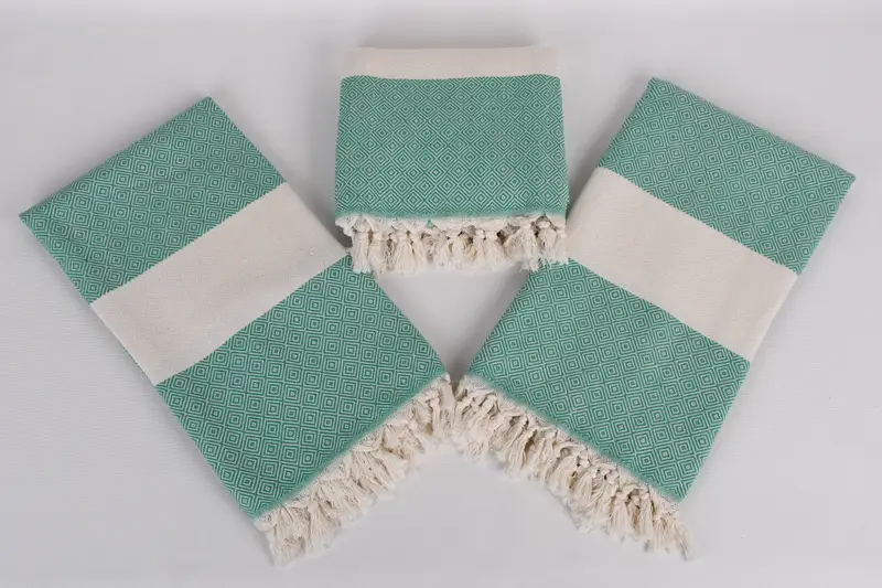 Monogram Turkish Bath Towel, Summer Gift, Bridal Shower Favors, Turkish Towel Set, Halloween Gifts, 70x40 Cotton Diamond Towel, Hammam towel - 6