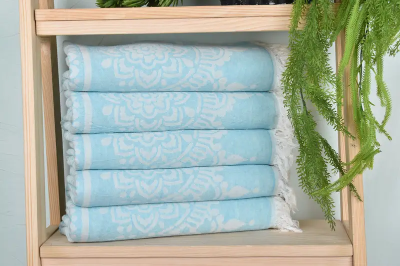 Wedding Gifts Towel, Halloween Gifts, 74x36 Cotton Floral Patterned Towel, Cancun Bachelorette Party Gift Ideas, Home Decor Gifts, Gifts For Him - 2
