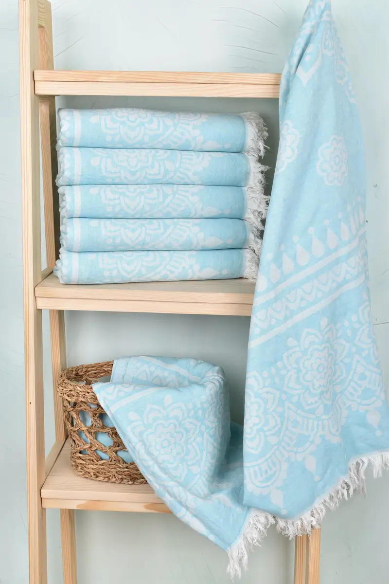 Wedding Gifts Towel, Halloween Gifts, 74x36 Cotton Floral Patterned Towel, Cancun Bachelorette Party Gift Ideas, Home Decor Gifts, Gifts For Him - 4