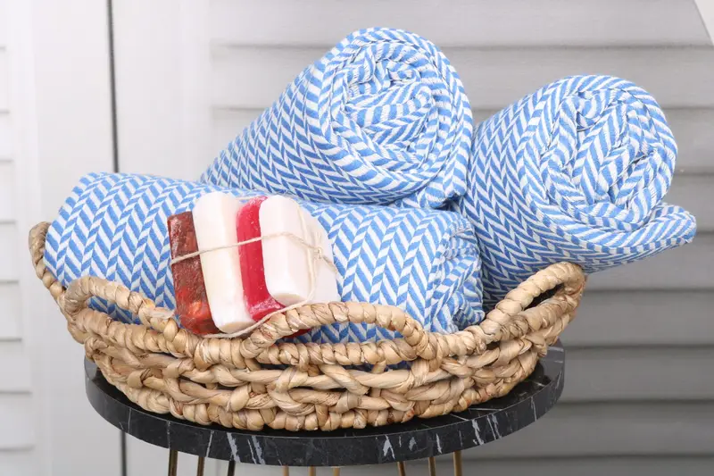 70x40 Cotton Chevron Towel, Memorial Gift, Turkish Towel USA, Custom Turkish Towel, Custom Gift, Bachelorette Gifts, Girls Weekend Getaways Gifts - 4