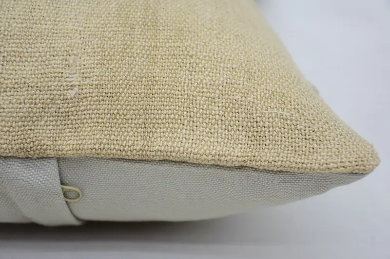 Knitted Pillow Cover, Pillow for Couch, Seat Pillow Case, 12x20 Beige Pillow Case, Kilim Pillow, Pillow Cover, Boho Pillow Sham Cover - 4