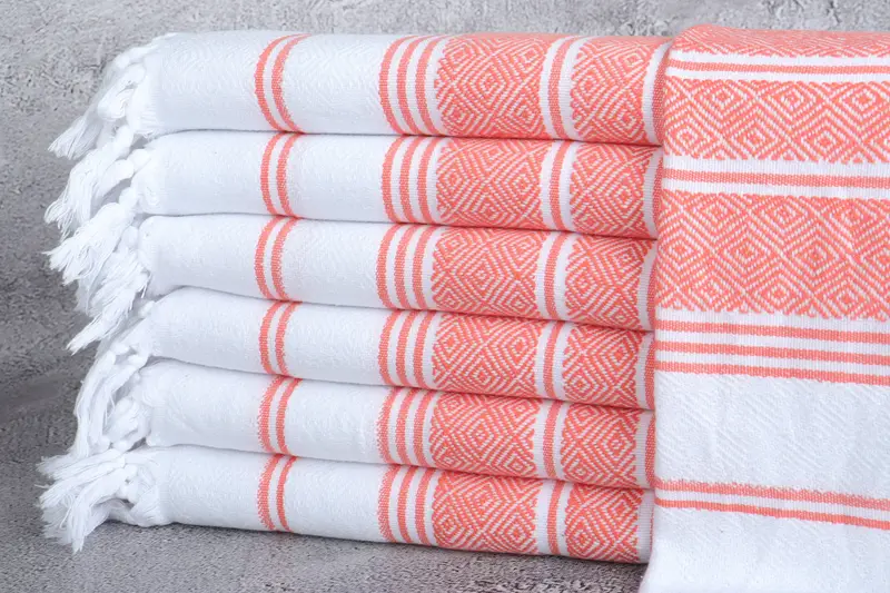 Personalized Wedding Gift, Personalized Dish Towel, Wedding Favors, 40x18 Cotton Diamond Towel, Xmas Gifts, Personalized Hand Towel, Bridesmaid Gift - 1
