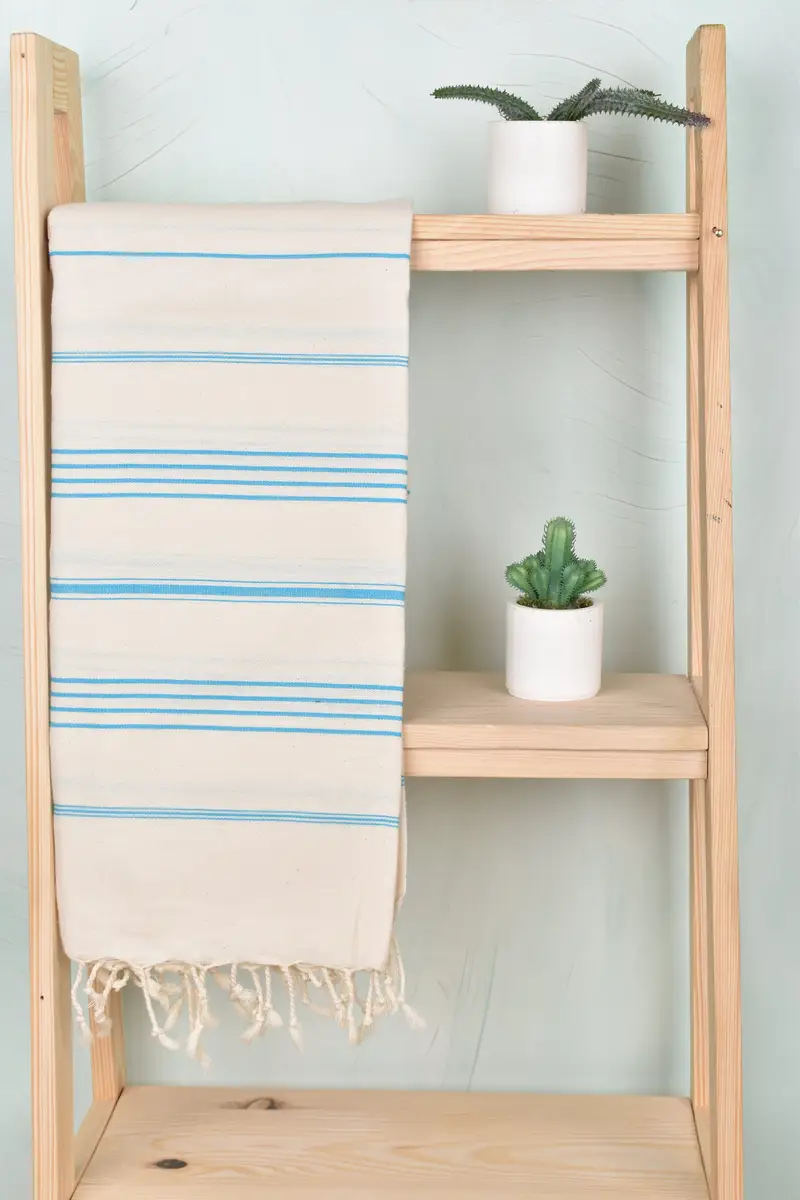 Bachelorette Gifts, Lightweight towel, Bachelorette Towel, 70x40 Linen Striped Towel, Girls Weekend Favors, Wedding Gift For Bride, Best Beach Towel - 8