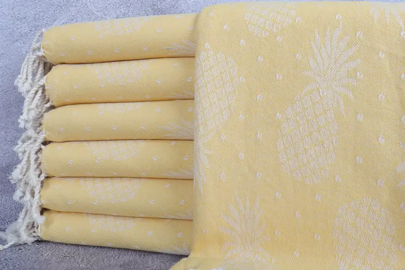 Gifts For Him, 80x40 Cotton Pineapple Design Towel, Custom Gift, Travel Towel, Bridesmaid Proposal Gift, Housewarming Gift, Sand-resistant towel - 1