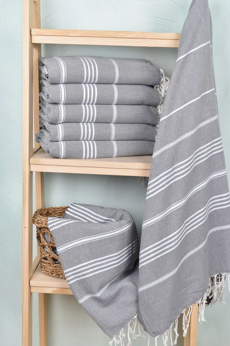 Wedding Gifts Towel, Pool Towels, Bridal Shower Gift, Bachelor Towel, 70x40 Cotton Striped Towel, Bachelorette Gifts, Personalized Gift For Her - 3
