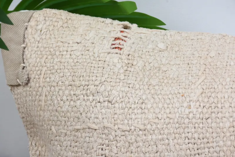 Living Room Throw Cushion Cover, One Of A Kind Pillow Sham, Boho Pillow, Pillow for Couch, 12x36 White Pillow Sham, Pillow Cover, Kilim Pillow - 2