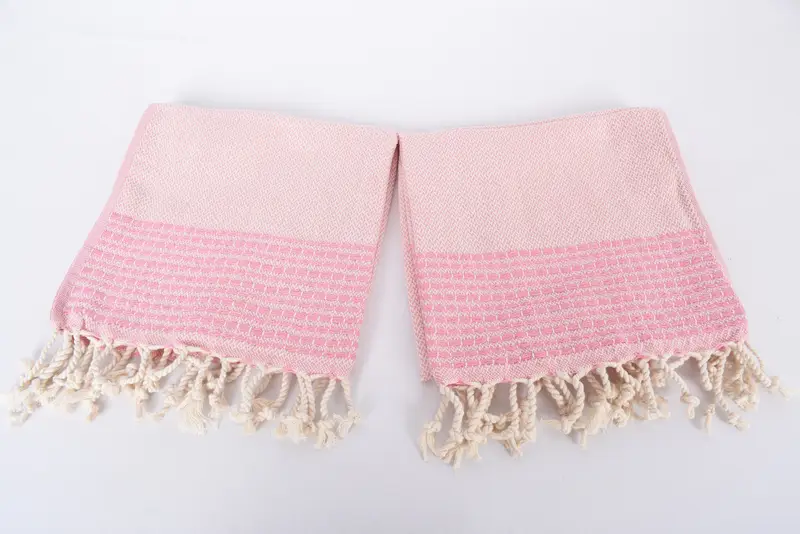 Monogrammed Hand Towel, Wedding Gift, Personalized Hand Towel, Home Decor Towel, 40x20 Cotton Striped Towel, Organic Towel, Beach Theme Wedding Gift - 6