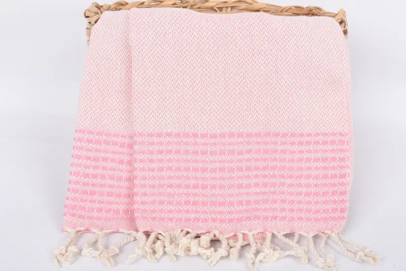 Monogrammed Hand Towel, Wedding Gift, Personalized Hand Towel, Home Decor Towel, 40x20 Cotton Striped Towel, Organic Towel, Beach Theme Wedding Gift - 5
