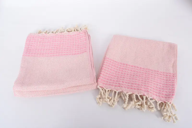 Monogrammed Hand Towel, Wedding Gift, Personalized Hand Towel, Home Decor Towel, 40x20 Cotton Striped Towel, Organic Towel, Beach Theme Wedding Gift - 7