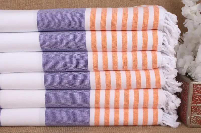 Best Friend Gift コーラルパープル コットンタオル 40x71 インチ