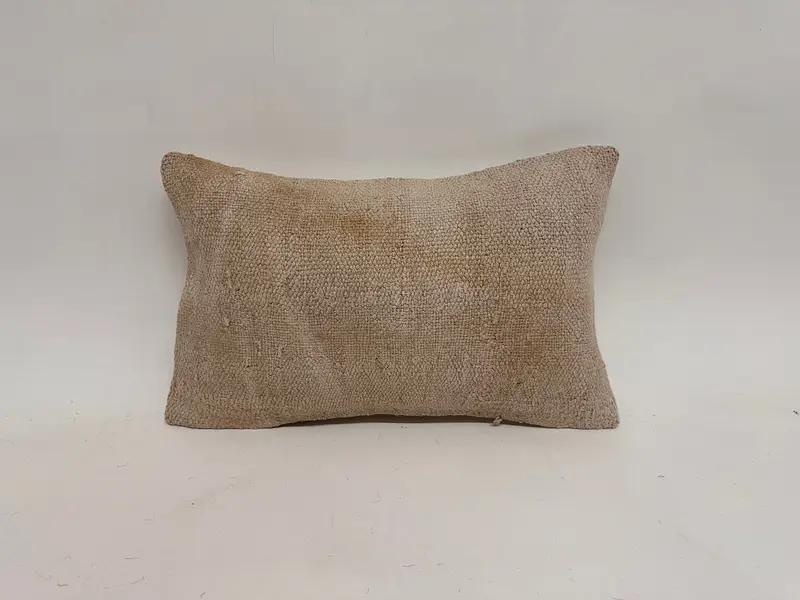 Handmade Southwestern Embroidered Pillow, 12x20 Inches Throw Pillow - 1