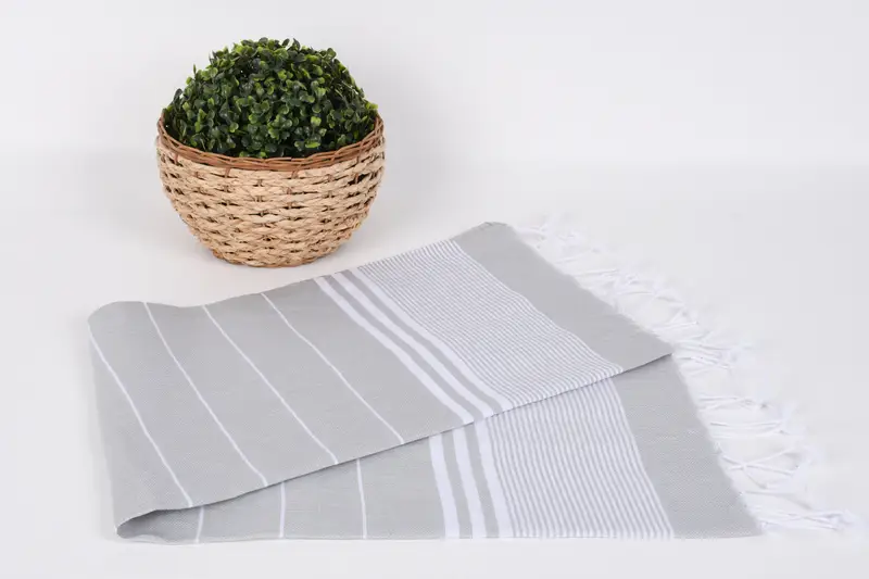 Tatil havlu, kişiselleştirilmiş hediyeler, el yapımı hediye, 40x24 pamuklu çizgili havlu, banyo havlu, kişiselleştirilmiş hediye, kişiselleştirilmiş el havlu - 4