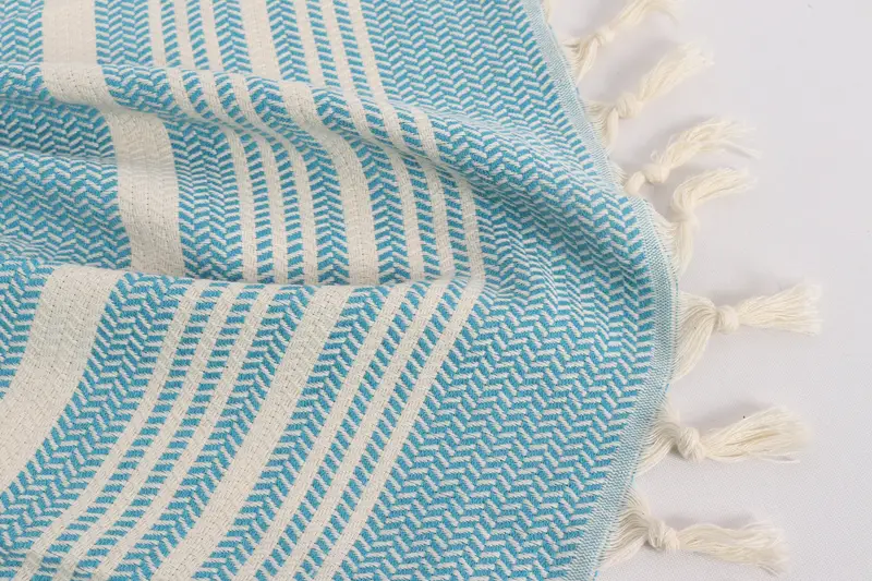 Monogram Kitchen Towel, 40x18 Cotton Striped Towel, Wedding Gift, Custom Wedding Gifts, Summer Towel, Bridesmaid Gifts, Bridal Shower Gifts - 8