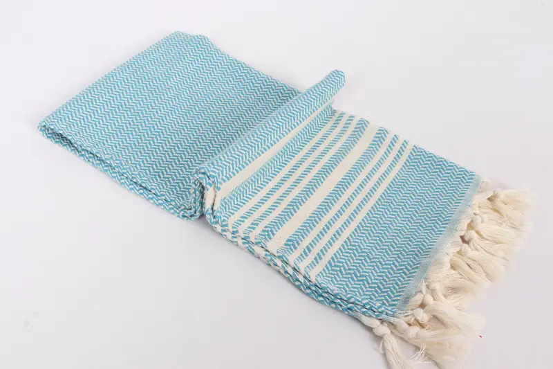 Monogram Kitchen Towel, 40x18 Cotton Striped Towel, Wedding Gift, Custom Wedding Gifts, Summer Towel, Bridesmaid Gifts, Bridal Shower Gifts - 6