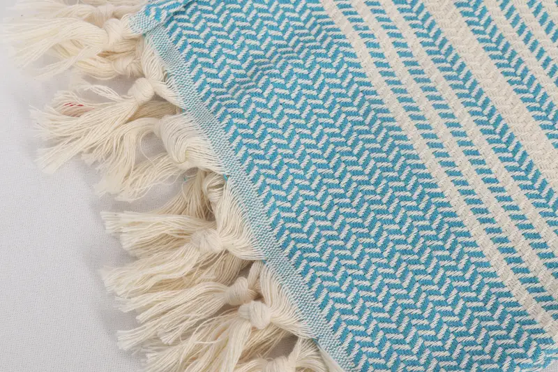 Monogram Kitchen Towel, 40x18 Cotton Striped Towel, Wedding Gift, Custom Wedding Gifts, Summer Towel, Bridesmaid Gifts, Bridal Shower Gifts - 7