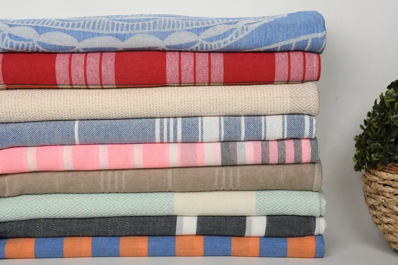 House Warming Gift, 70x40 Cotton Set of 10 Towel, Turkish Towel Monogram, Peshtemal Towel, Monogram Turkish Towel, Summer Gift, Towel With Name - 3