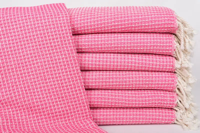 Luxury towel, Custom Wedding Gift, Custom Wedding Gift From Bridesmaid, 68x36 Cotton Waffle Towel, Turkish Towel USA, Boyfriend Christmas Gift - 1