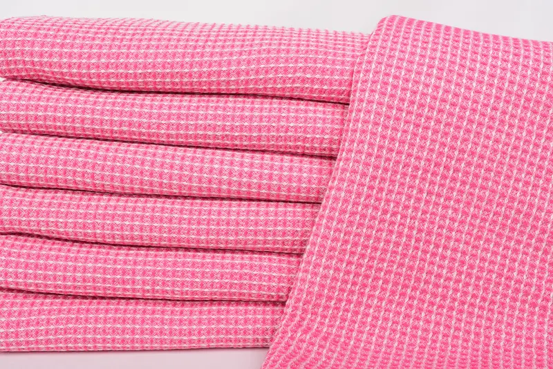 Luxury towel, Custom Wedding Gift, Custom Wedding Gift From Bridesmaid, 68x36 Cotton Waffle Towel, Turkish Towel USA, Boyfriend Christmas Gift - 2