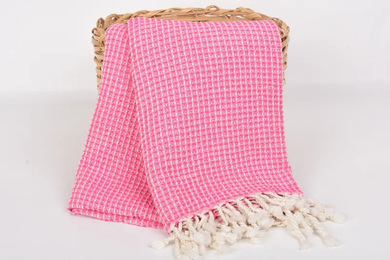 Luxury towel, Custom Wedding Gift, Custom Wedding Gift From Bridesmaid, 68x36 Cotton Waffle Towel, Turkish Towel USA, Boyfriend Christmas Gift - 5