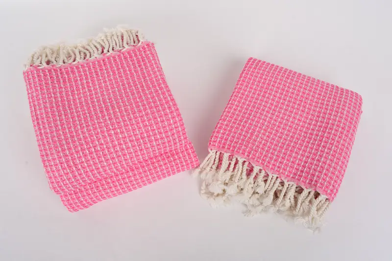 Luxury towel, Custom Wedding Gift, Custom Wedding Gift From Bridesmaid, 68x36 Cotton Waffle Towel, Turkish Towel USA, Boyfriend Christmas Gift - 8