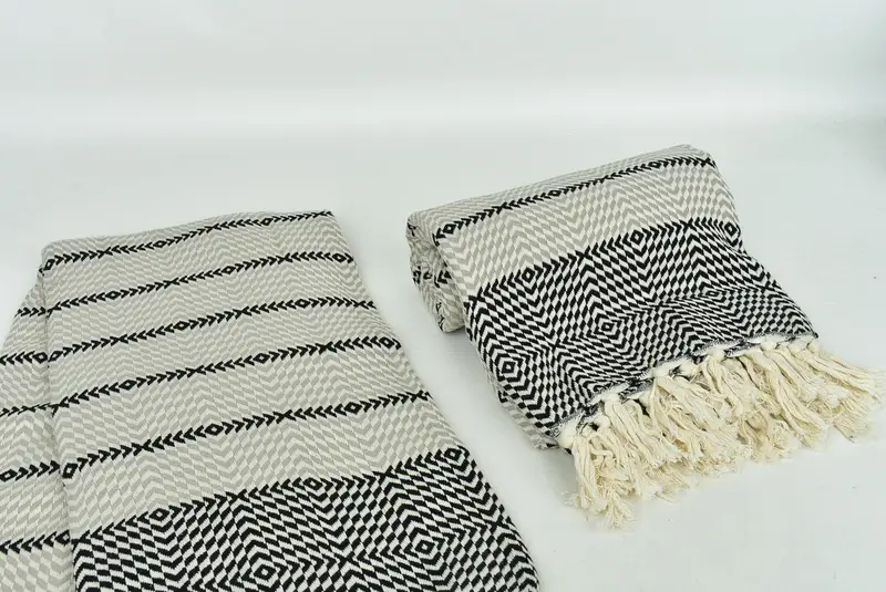 Quick-dry towel, Bridal Shower Favors, Girls Weekend Favors, Customized Towels, Organic Towel, Beach Towel Gift, 80x40 Cotton Diamond Towel - 7