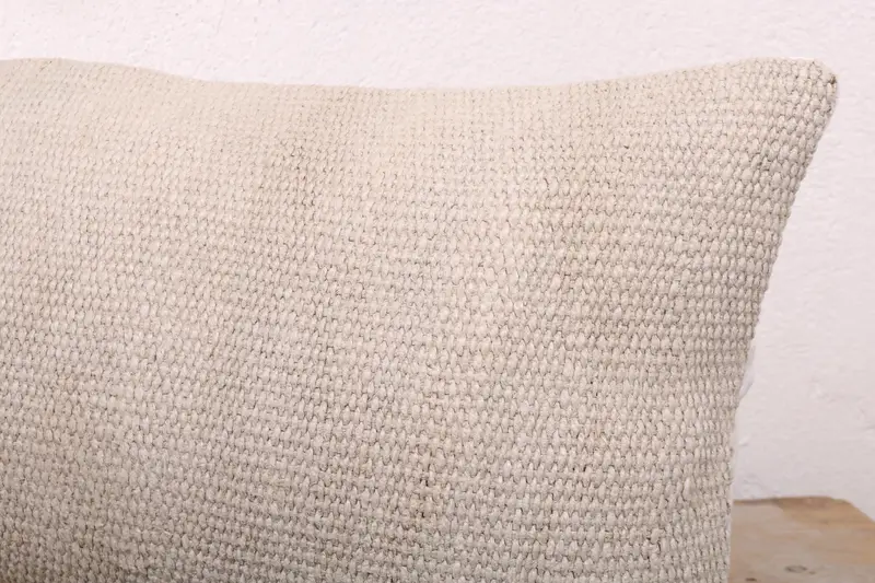 Gift Pillow, Pillow Cover, Bench Pillow Cover, 12x24 Beige Cushion Case, Pillow for Couch, Ikat Pillow Sham, Home Decor Pillow, Outdoor Pillow Sham - 5