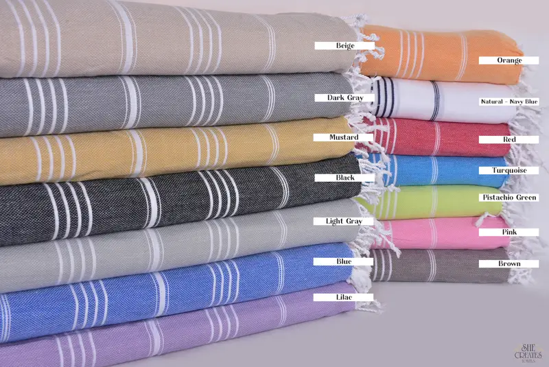 Best Friend Wedding Gift, Bridesmaid Gifts, 88x60 Cotton Striped Towel, Personalized Gifts, Valentines Day Gift For Him, Bachelorette Gifts - 1