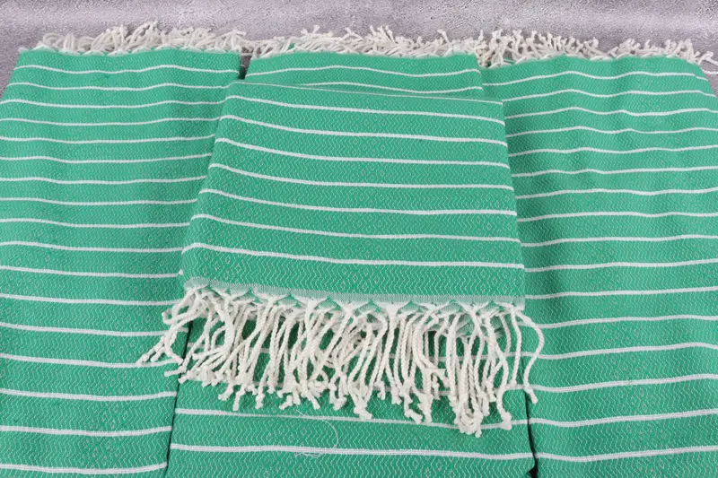 Sand-Resistant Peshtemal, Monogrammed Beach Towel, Gift For Mom, Pool Towels, Quick-dry peshtemal, 70x40 Cotton Striped Towel, Custom Beach Towel - 4