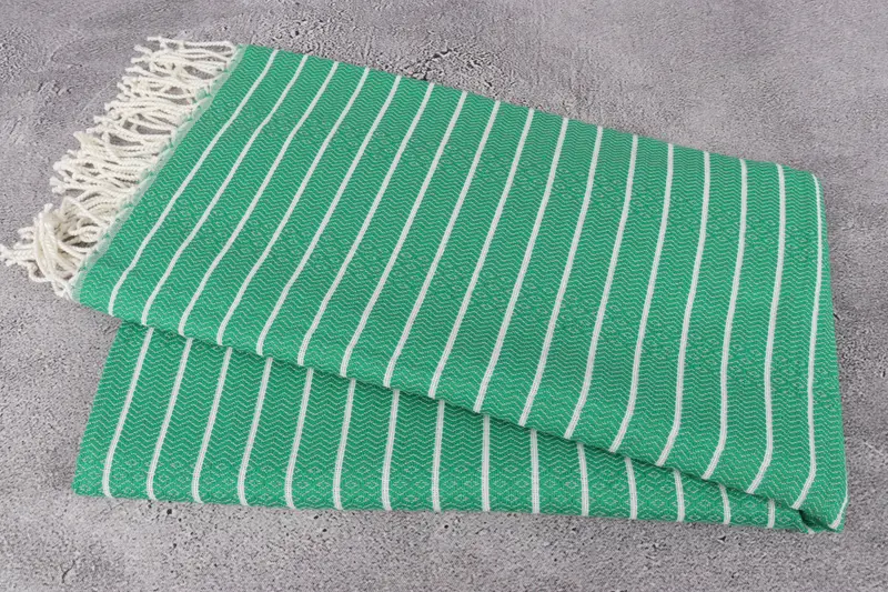 Sand-Resistant Peshtemal, Monogrammed Beach Towel, Gift For Mom, Pool Towels, Quick-dry peshtemal, 70x40 Cotton Striped Towel, Custom Beach Towel - 6