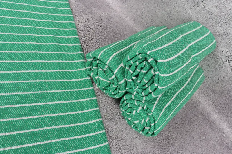 Sand-Resistant Peshtemal, Monogrammed Beach Towel, Gift For Mom, Pool Towels, Quick-dry peshtemal, 70x40 Cotton Striped Towel, Custom Beach Towel - 8