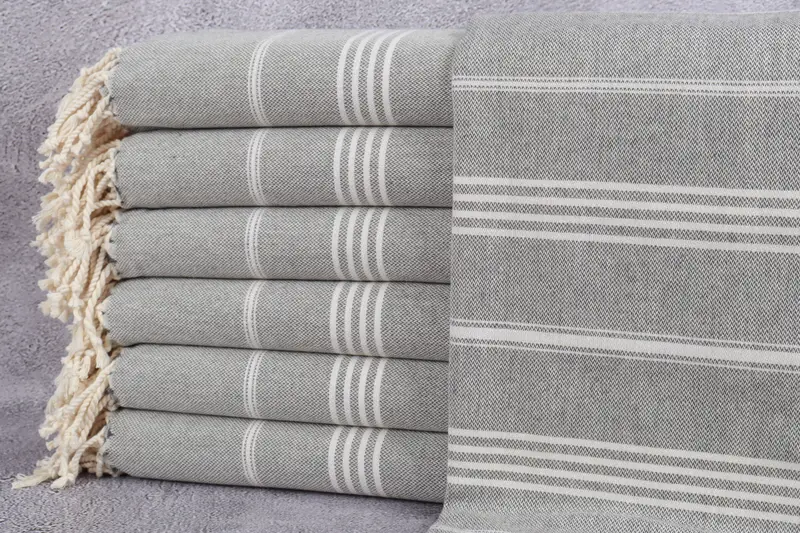 Cute Beach Towel, Turkish hand towel, Turkish Towel Beach, 70x40 Cotton Striped Towel, Bachelor Party Favors, Bachelorette Party Decorations - 1