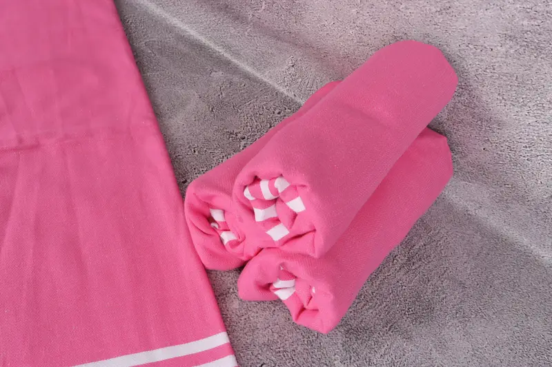 Anniversary Gift For Her, Housewarming Gift, Wedding Gift, 70x40 Cotton Striped Towel, Monogrammed Beach Towel, Eco-friendly Turkish peshtemal towel - 8