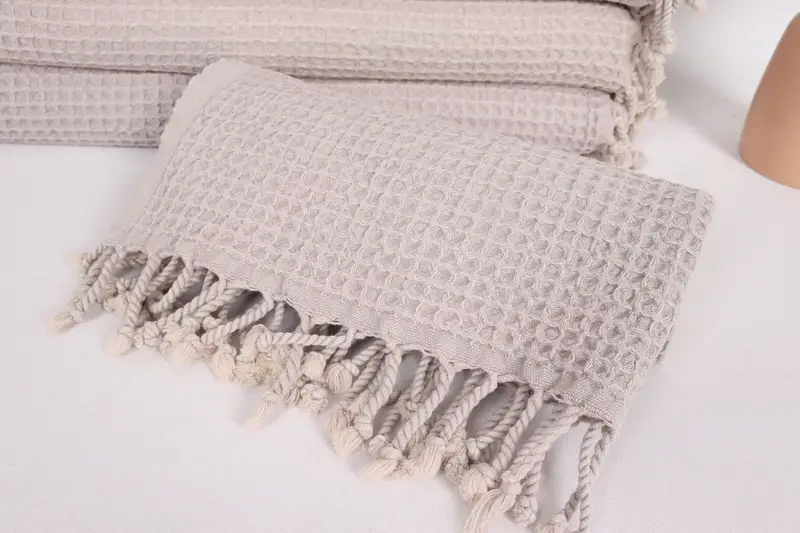 Monogrammed Hand Towel, 40x20 Cotton Waffle Towel, Turkish Hand Towel, Spa Towel, Personalized Wedding Gift, Organic Towel, Turkish Towel Hand Towel - 4