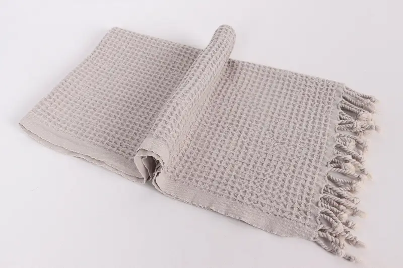 Monogrammed Hand Towel, 40x20 Cotton Waffle Towel, Turkish Hand Towel, Spa Towel, Personalized Wedding Gift, Organic Towel, Turkish Towel Hand Towel - 6