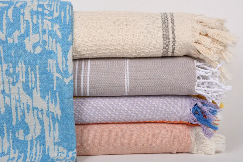 80x60 Cotton Set of 5 Towel, Beach Bachelorette Party Decorations, Bachelorette Gifts, Bedspread, Personalized Blanket, Bachelor Gifts - 1