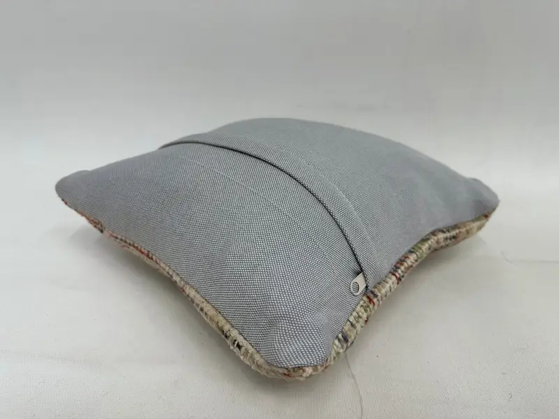 Pillow Sham, Outdoor Throw Cushion Case, Pattern Throw Cushion, Turkish Kilim Pillow, 12x12 Blue Pillow Sham, Pillow for Sofa, Pillow for Couch - 7