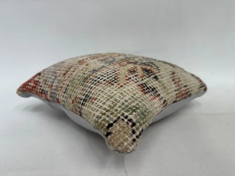 Pillow Sham, Outdoor Throw Cushion Case, Pattern Throw Cushion, Turkish Kilim Pillow, 12x12 Blue Pillow Sham, Pillow for Sofa, Pillow for Couch - 6