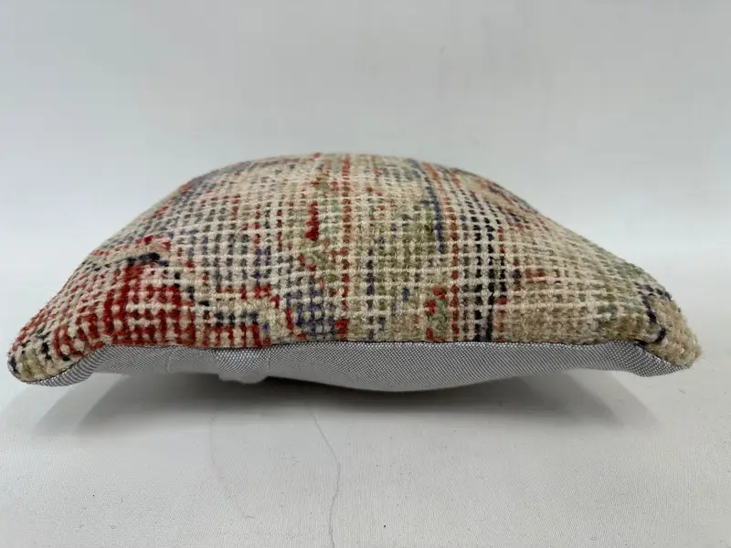 Pillow Sham, Outdoor Throw Cushion Case, Pattern Throw Cushion, Turkish Kilim Pillow, 12x12 Blue Pillow Sham, Pillow for Sofa, Pillow for Couch - 5