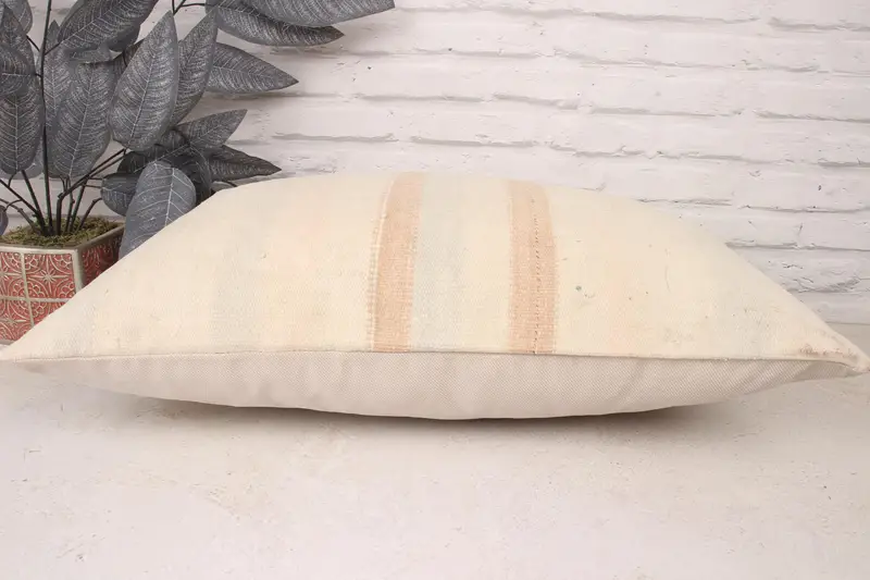 Interior Designer Pillow, Turkish Kilim Pillow, 16x24 White Pillow Cover, Boho Pillow, Cushion Cover, Personalized Gift Pillow Pillow Case - 5