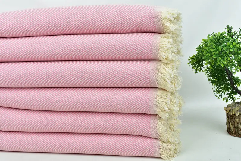 70x36 Cotton Striped Towel, Organic towel, Girls Weekend Favors, Beach towel, Bulk Order Towel, Peshtemal, Gift For The Home Decor, Bridesmaid Gift - 3